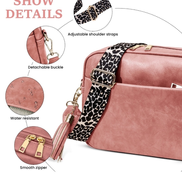 Small crossbody shoulder bag messenger phone bag wallet purse - Picture 4 of 12